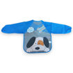 Picture of APRON SMALL BLUE WITH LONG SLEEVES 35X40CM